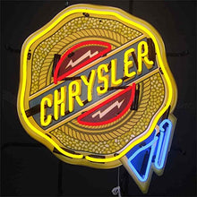 Load image into Gallery viewer, Neonetics 5CRYBK Chrysler Badge Neon Sign with Backing
