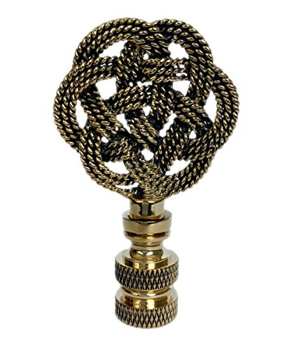 Regatta Woven Knot Finial Light Antique Brass