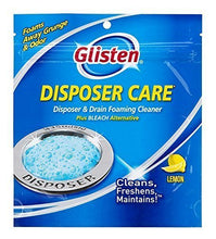 Load image into Gallery viewer, Summit Brands Glisten DP06N-PB Disposer Care Foaming Garbage Disposer Cleaner- Eight Pack (8 Uses)-Powerful Disposal Cleanser for Complete Cleaning of Entire Disposer - Lemon Scented,8-Packets (Lemon

