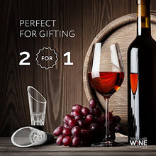 Load image into Gallery viewer, TenTen Labs Wine Aerator Pourer (2-pack) - Decanter Premium Aerating Spout - Gift Box Included
