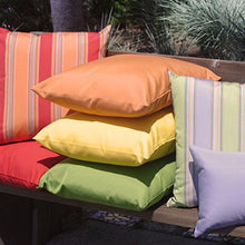 Load image into Gallery viewer, PILLOW DCOR Sunbrella Dolce Oasis Stripes 20x20 Outdoor Pillow
