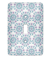 Mandala Floral Light Switch Cover (Single Toggle) (Personalized)