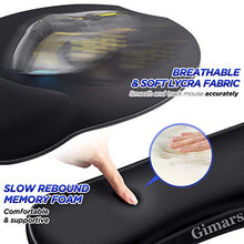 Load image into Gallery viewer, Gimars Upgrade Enlarge Superfine Fibre Soft Smooth Gel Ergonomic Mouse Pad Wrist Support and Keyboard Wrist Rest for Computer, Laptop, Mac, Gaming and Office, Durable, Comfortable and Pain Relief
