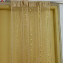 Load image into Gallery viewer, Tangpan Decorative Dew Drop Beadeds Door Curtain Divider (Champangne)
