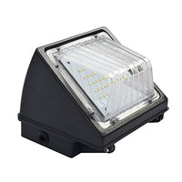 LED Wall Pack Light 15w, Outdoor Commercial and Industrial Lighting, 1800 Lumens, 100-120W HPS/HID Replacement, 5000K (Crystal White Glow), IP65 Waterproof, ETL & DLC Qualified