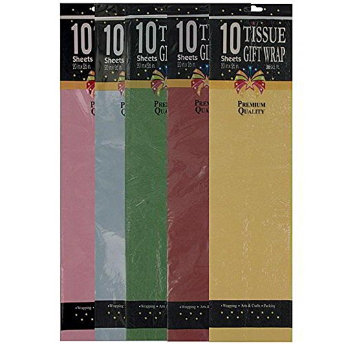 Colored Tissue Paper - Case of 48