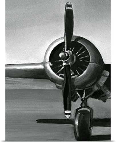 GREATBIGCANVAS Entitled Vintage Flight I Poster Print, 45
