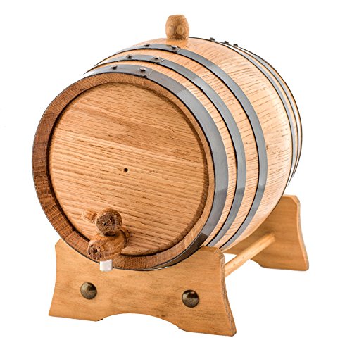 Sofia's Findings 2 Liters American Oak Aging Whiskey Barrel | Age Your own Tequila, Whiskey, Rum, Bourbon, Wine - 2 Liter or .53 Gallons