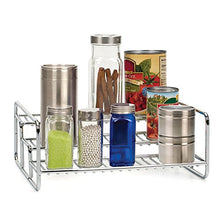 Load image into Gallery viewer, Spice Rack - Chromed Steel (Chrome) (4.25&quot;h x 11&quot;w x 8.75&quot;d)
