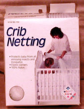 Load image into Gallery viewer, Rosie&#39;s Babie&#39;s Crib Netting with Elastic Corners %100 Nylon
