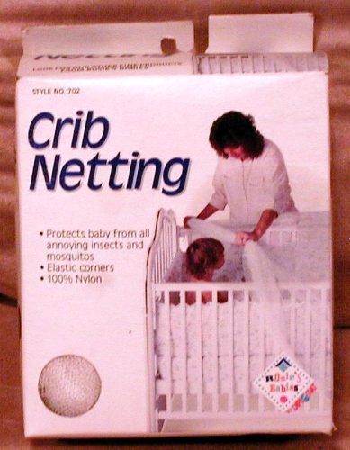 Rosie's Babie's Crib Netting with Elastic Corners %100 Nylon