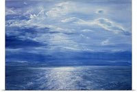 GREATBIGCANVAS Entitled Deep Blue Sea, 2001 Oil on Canvas Poster Print, 60