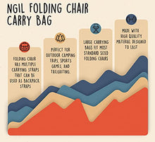 Load image into Gallery viewer, Softball NGIL Folding Chair Carry Bag (Replacement Bag) Please Read Description
