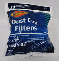 EnviroCare Shark Hand Vac Dust Cup Filter 3 Pack F649