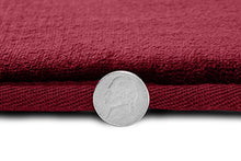 Load image into Gallery viewer, Clara Clark Memory Foam Bath Mat, Ultra Soft Non Slip and Absorbent Bathroom Rug. - Burgundy Red, Set of 2 Small Size
