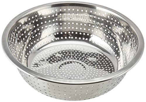 Winco Chinese Colander with 2.5 mm Holes, 11-Inch, Stainless Steel