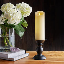 Load image into Gallery viewer, Darice Luminara Flameless Candle - Vanilla Scented Ivory Wax Classic Pillar - 8 in

