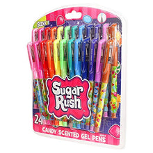 Load image into Gallery viewer, Sugar Rush Candy Scented Glitter Gel Pens for Kids, 24 Count, (42062-2)
