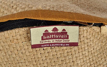 Load image into Gallery viewer, Lalhaveli Jute Fabric Ottoman Cover 17 X 17 X 14 Inch
