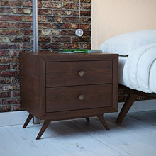 Load image into Gallery viewer, Modway Tracy Mid-Century Modern Wood Nightstand in Cappuccino
