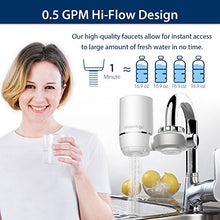 Load image into Gallery viewer, Waterdrop 320-Gallon Long-Lasting Water Faucet Filtration System, Faucet Water Filter, Tap Water Filter, Removes Lead, Flouride &amp; Chlorine - Fits Standard Faucets (1 Filter Included)
