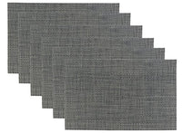 PVC Placemats Table Mat (Grey)