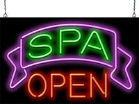 Spa Open Neon Sign
