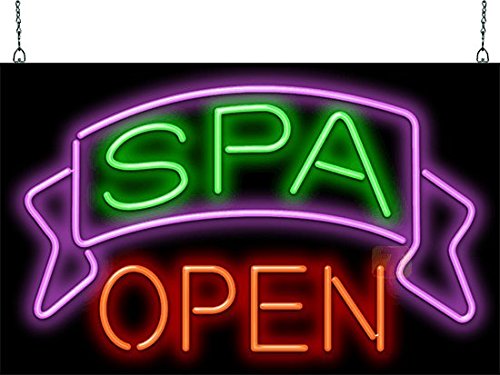 Spa Open Neon Sign