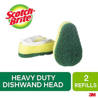 Scotch Brite Heavy Duty Dishwand Small Refill, 2-Pack