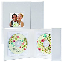 Load image into Gallery viewer, Supreme Double CD/DVD Holder - Holds 2 Discs (White)
