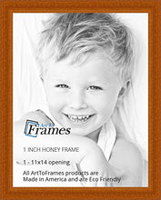 Load image into Gallery viewer, ArtToFrames 11x14 inch Honey Stain on Hard Maple Wood Picture Frame, WOM0066-60823-YHNY-11x14
