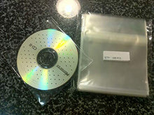 Load image into Gallery viewer, 100 Pcs 4 7/8 X 4 7/8 Clear CD DVD Disc Sleeves - Non Paper (by UNIQUEPACKING)
