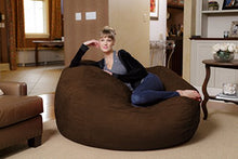 Load image into Gallery viewer, Chill Sack Bean Bag Chair: Huge 5&#39; Memory Foam Furniture Bag and Large Lounger - Big Sofa with Soft Micro Fiber Cover - Chocolate
