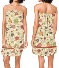 Load image into Gallery viewer, YouCustomizeIt Fall Flowers Spa/Bath Wrap (Personalized)
