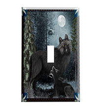 Load image into Gallery viewer, Woodland Tenderness Wolves Switchplate - Switch Plate Cover
