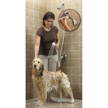 Load image into Gallery viewer, Rinse Ace Snap &#39;N Spray Quick-Connect and Detachable Shower Hose with On/Off Sprayer, White, 6-Foot

