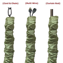 Load image into Gallery viewer, Royal Designs, Inc. CC-10-PGR Royal Designs, Inc.cord &amp; Chain Cover 4&#39; Silktype Fabric Touch Fastener, Pear Green
