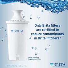 Load image into Gallery viewer, Brita Medium 8 Cup Water Filter Pitcher With 1 Standard Filter, Bpa Free â?? Marina, Black

