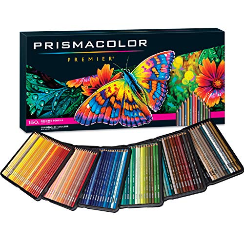 Prismacolor Premier Colored Pencils, Soft Core, 150 Pack
