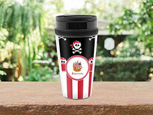 Load image into Gallery viewer, Pirate &amp; Stripes Acrylic Travel Mug without Handle (Personalized)
