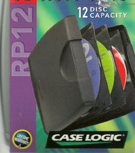Load image into Gallery viewer, Caselogic Rp12s 12 Cap/silverhardshell Plastic CDRom Case
