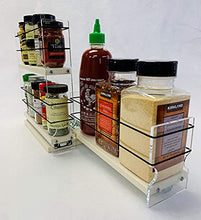 Load image into Gallery viewer, Vertical Spice - 23x2x11 DC - Spice Rack and Storage Organizer Drawer - Cabinet Mounted - Size: 5.75&quot; Width x 10.75&quot; Height x 10.6&quot; Depth - Made In USA
