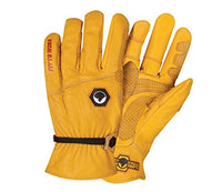 StoneBreaker Gloves Horseman Medium Work Glove, Medium, Yellow