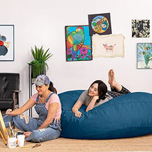 Load image into Gallery viewer, Jaxx 6 Foot Cocoon Large Bean Bag Chair for Adults, Microsuede Navy
