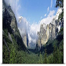 Load image into Gallery viewer, GREATBIGCANVAS Entitled Yosemite National Park Poster Print, 90&quot; x 28&quot;, Multicolor

