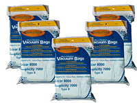 30 Riccar 8000 & Simplicity 7000 Type B Vaccum Bags, Upright, Commercial Vacuum Cleaners, 8000, 7000, 7200, 7250, 7300, 7350, 7700, 7750, 7900, 7950