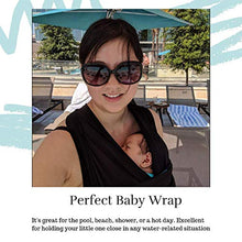 Load image into Gallery viewer, Vlokup Baby Wrap Sling Carrier for Newborn, Infant, Toddler, Kid | Breathable Lightweight Stretch Mesh Water Sling | Nice for Summer, Pool, Beach, Swimming | Perfect Shower Gift Dark Blue
