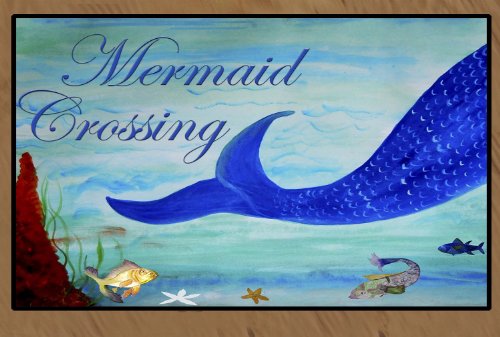 Mermaids Crossing Door Floor Mat from Art (18 x 24)