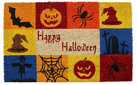 DII Decorative Halloween Welcome Mat, Durable Outdoor Pet Friendly Coir Doormat, Front Door Dcor, 17x29, Happy Halloween