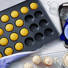 Load image into Gallery viewer, Wilton Perfect Results Premium Non-Stick Mega Standard-Size Muffin and Cupcake Baking Pan, Standard 24-Cup
